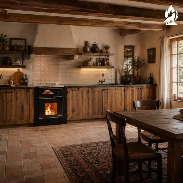 Wood-burning cooker Thermorossi Aurora 60 Easy