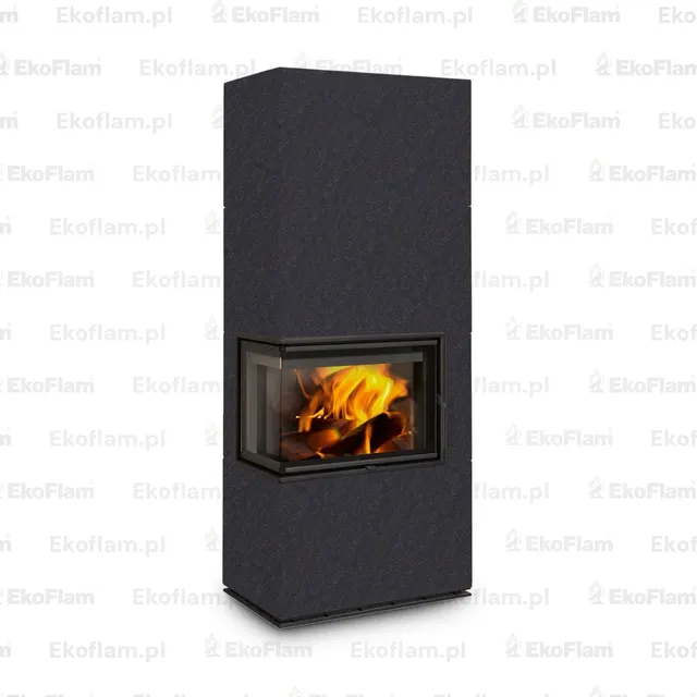 Kominek na drewno Romotop Solid L Top ceramika  45491 lava