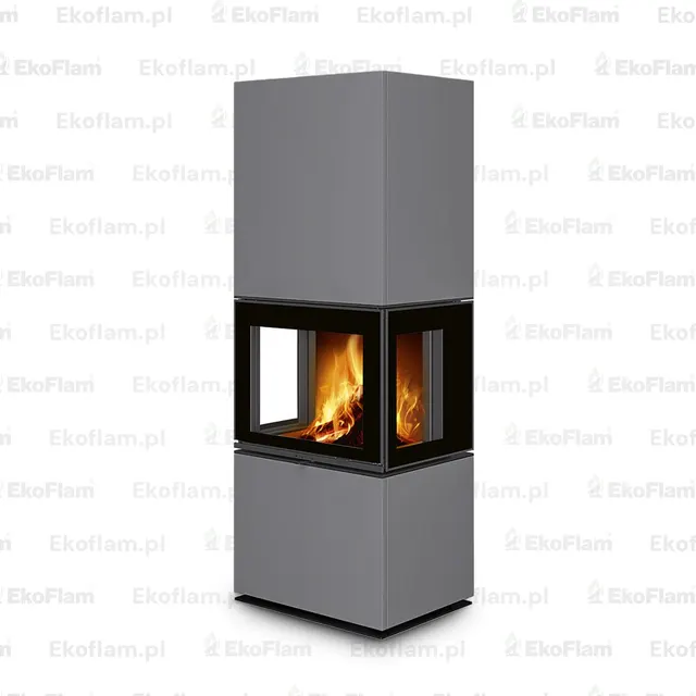 Kominek na drewno Romotop Lera C GH ceramika  58507 stalowy