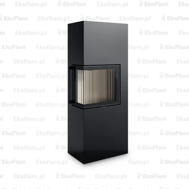 Kominek na drewno Spartherm Lungo 2L stal czarna