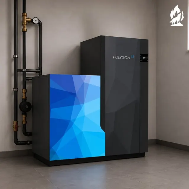 Pellet boiler Nobis Polygon Plus 25/28/32