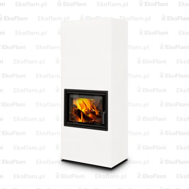 Kominek na drewno Romotop Solid F ceramika  95508 perłowy