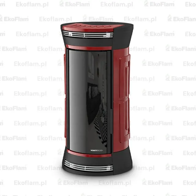 Pellet stove Moretti Design Clessidra Aqua All Style 19 Maiolica bordo