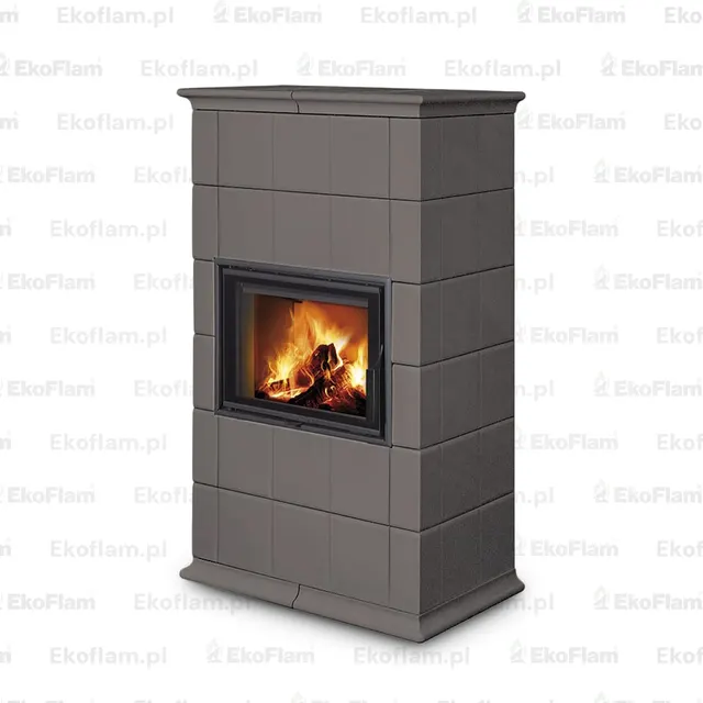 Kominek na drewno Romotop Baracca 10 ceramika  47608 umbra