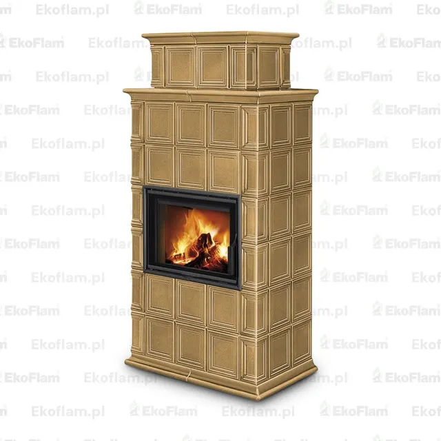 Kominek na drewno Romotop Baracca 11H ceramika  33500 cypra