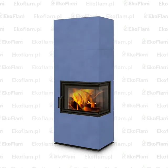 Kominek na drewno Romotop Solid R ceramika  23203 ocean matowy