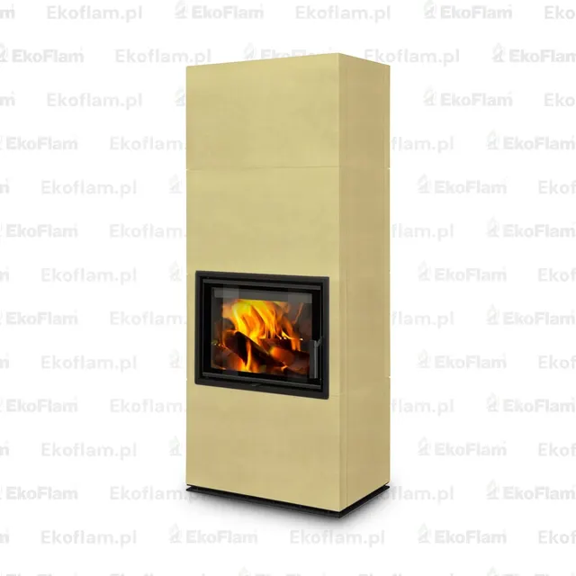 Kominek na drewno Romotop Solid F ceramika  63600 terra