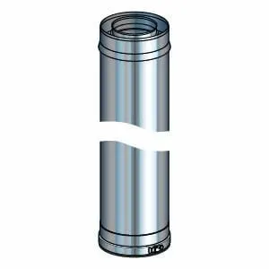 BI-Pellet 80/130 ED 1000 straight pipe