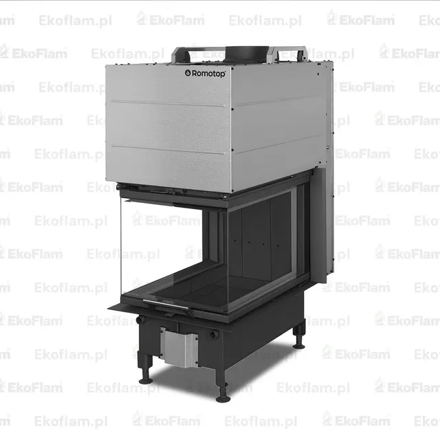 Kominek na drewno Romotop HEAT U 3G L 50.52.70.26  ciemny
