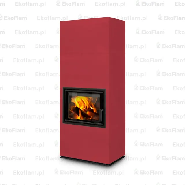 Kominek na drewno Romotop Solid F Top ceramika  72701 carmen