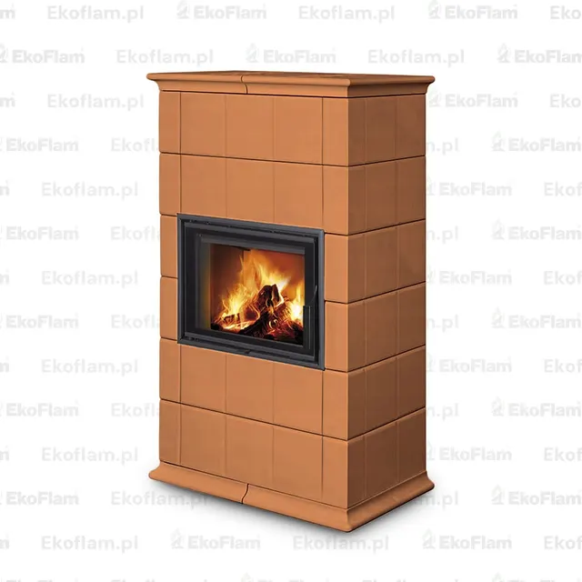 Kominek na drewno Romotop Baracca 10 ceramika  63600 terra