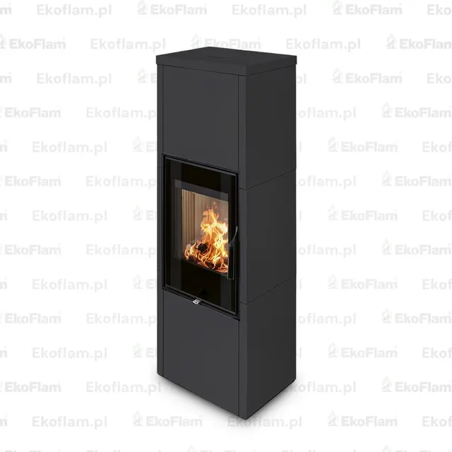 Kominek na drewno Romotop Fantasy 1 ceramika  49400 czarny matowy