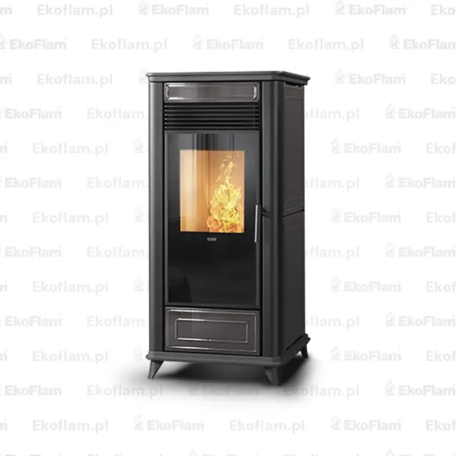 Kominek na pellet Klover Class 90 Air ceramika czarna