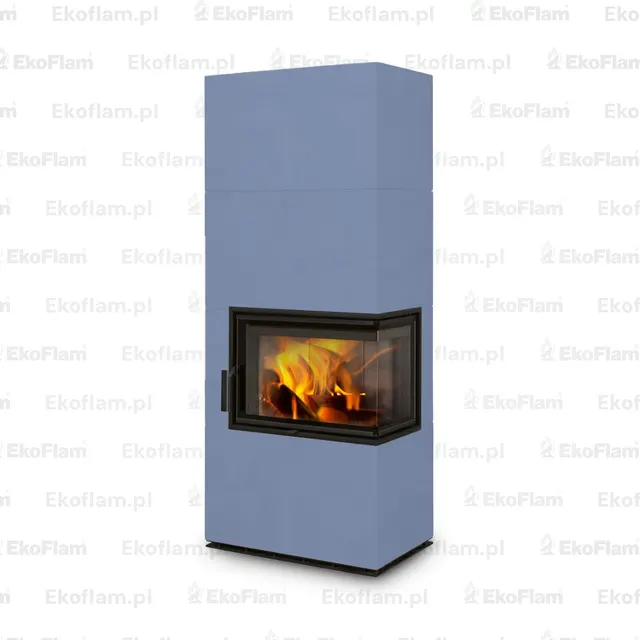 Kominek na drewno Romotop Solid R ceramika  21204 staromodra