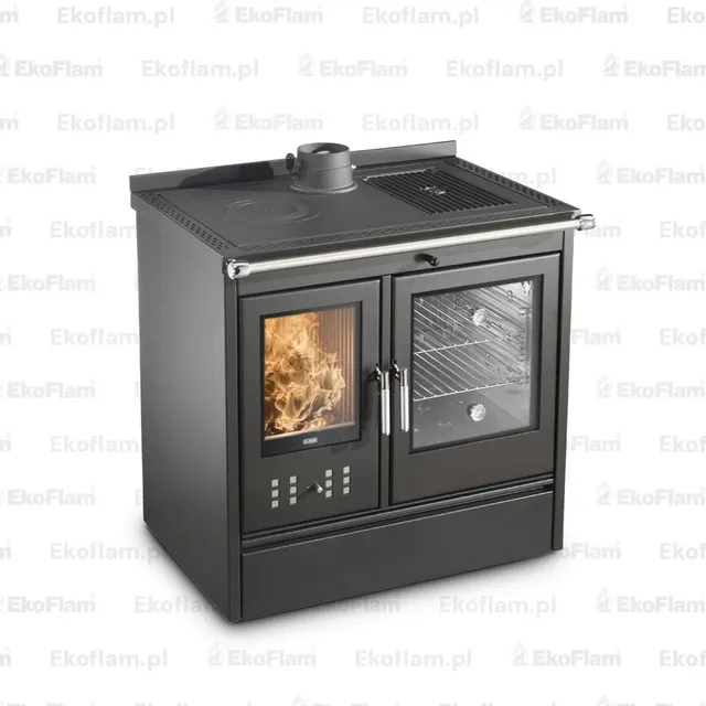 Wood-burning cooker Klover Star 90 steel black