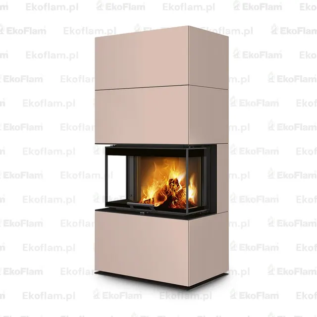 Kominek na drewno Romotop Cara C ceramika  60200 sand