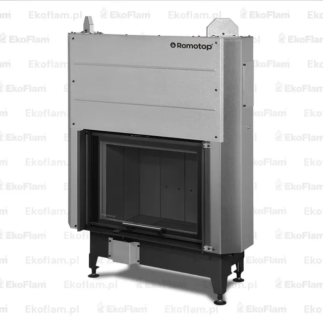 Kominek na drewno Romotop HEAT 3G L 66.50.06 ciemny