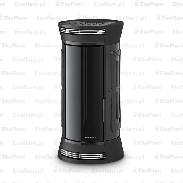 Pellet stove Moretti Design Clessidra Relax All Style 12 Maiolica black
