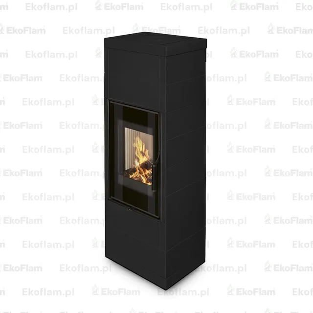 Kominek na drewno Romotop Fantasy 2 ceramika  49400 czarny matowy