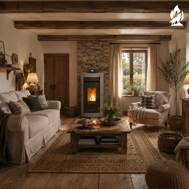 Kominek na pellet Thermorossi Dorica Natural Plus steatyt