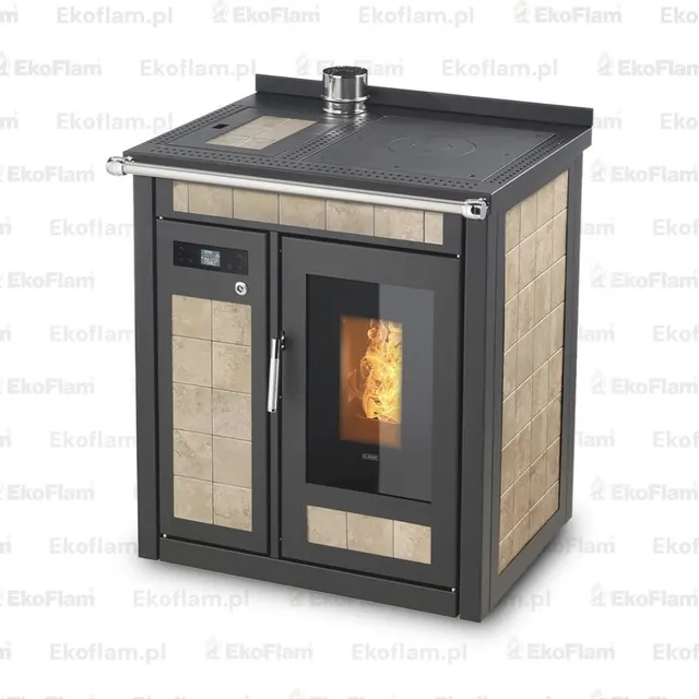 Kuchnia na pellet Klover Smart 80 Plus ceramika marmur forum