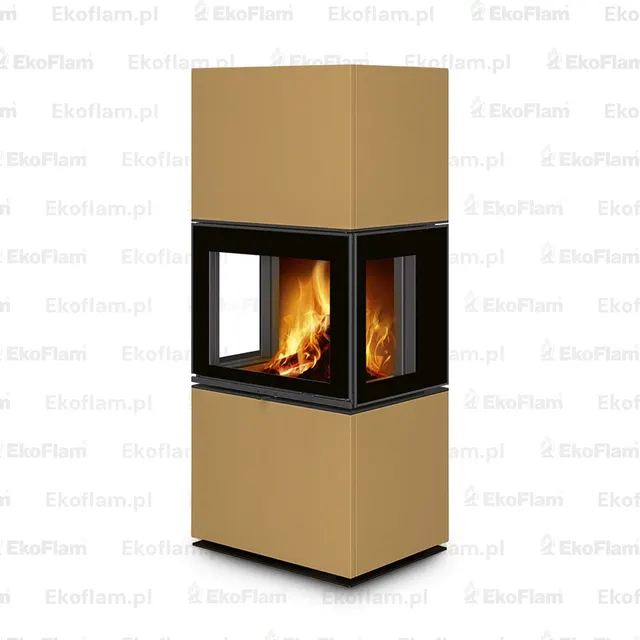 Kominek na drewno Romotop Lera C G ceramika  33500 cypra