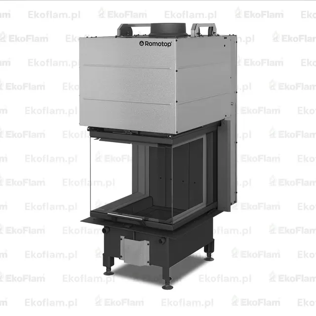 Kominek na drewno Romotop HEAT U 3G L 50.52.50.26 ciemny