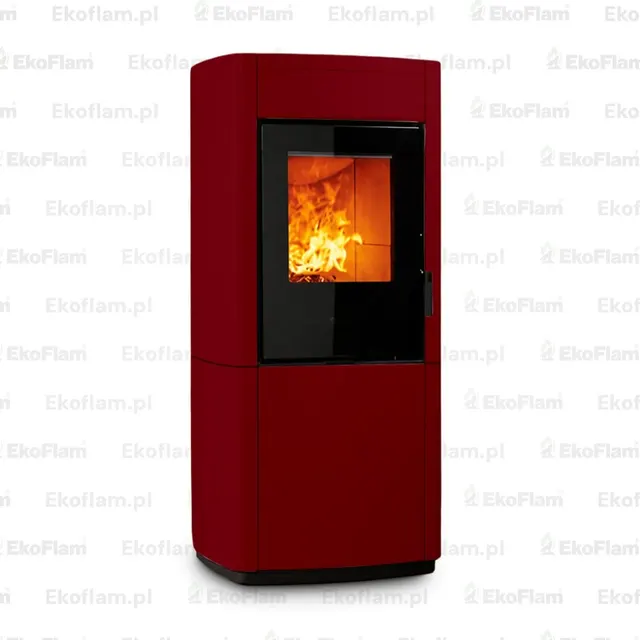 Kominek hybrydowy Piazzetta E228 M ceramika bordo