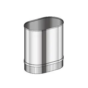 OVALWG 100-200 WED 25 straight pipe