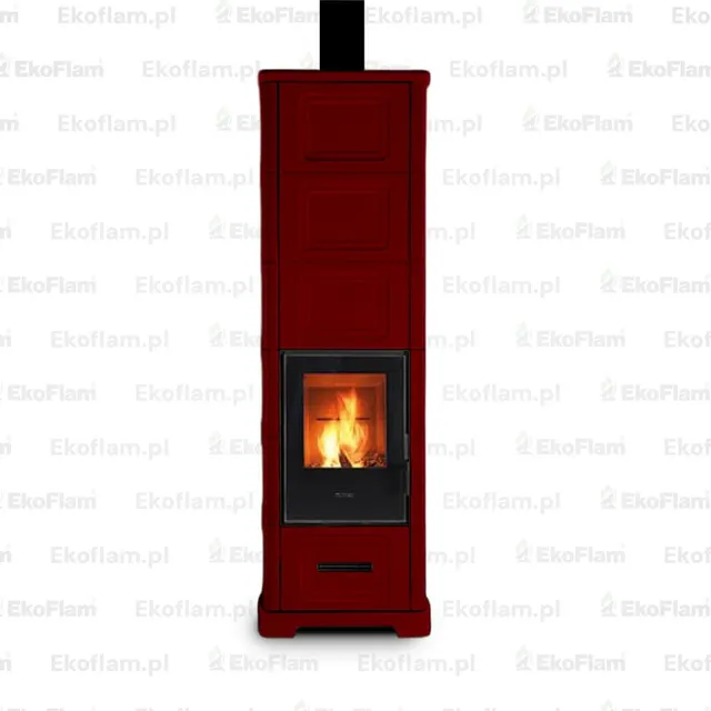 Wood-burning stove Piazzetta E928 C-H Maiolica bordo