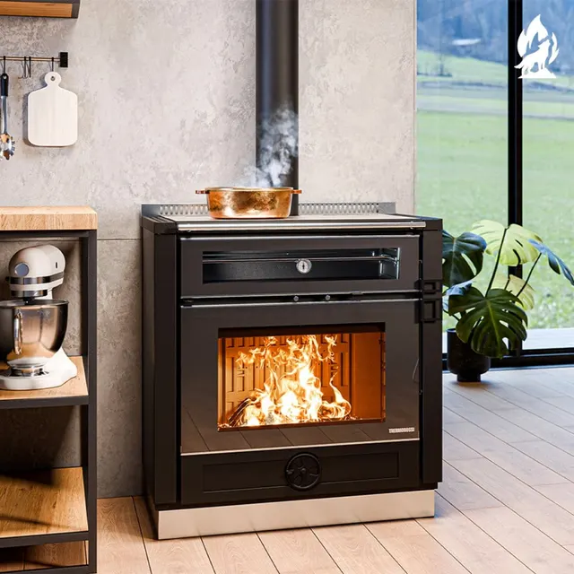 Wood-burning cooker Thermorossi Aurora 80 Easy