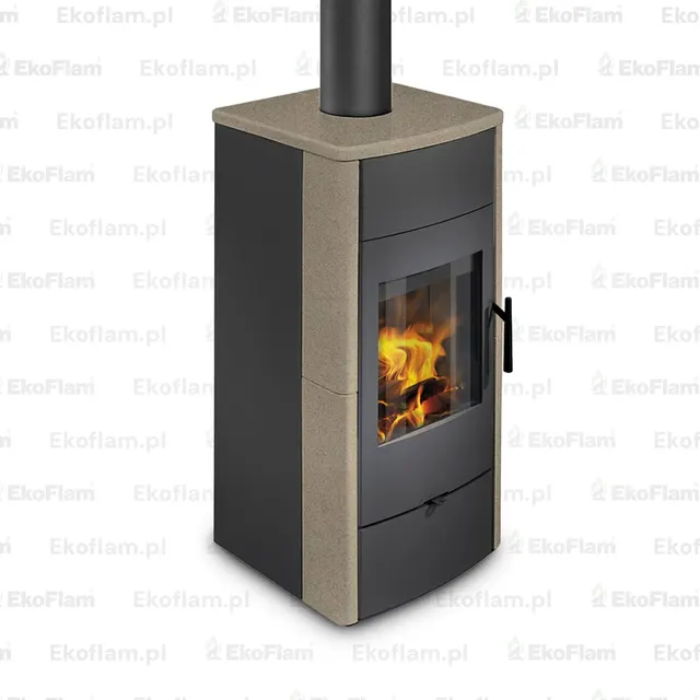 Kominek na drewno Romotop Espera 01 CERAMIKA  61660 jogurtowy