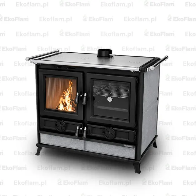 Wood-burning cooker Thermorossi Viola stone