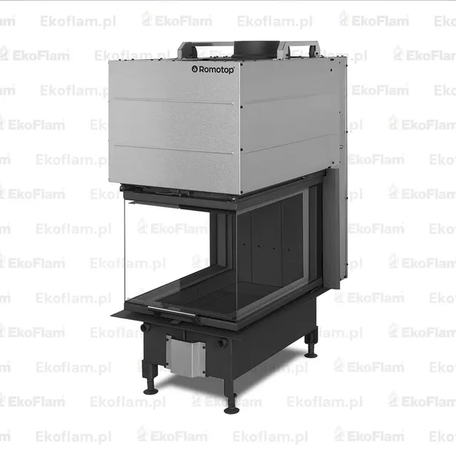 Kominek na drewno Romotop HEAT C 3G L 50.52.31.26 ciemny