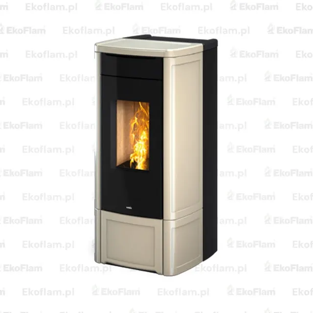 Kominek na pellet Nobis H14/17 Shape ceramika orzechowa