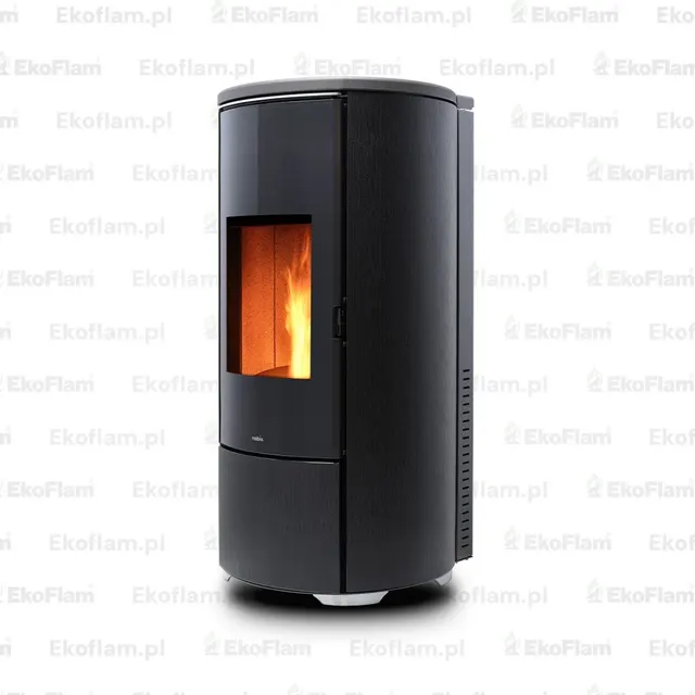 Kominek na pellet Nobis H10/12 Shape szkło carbon