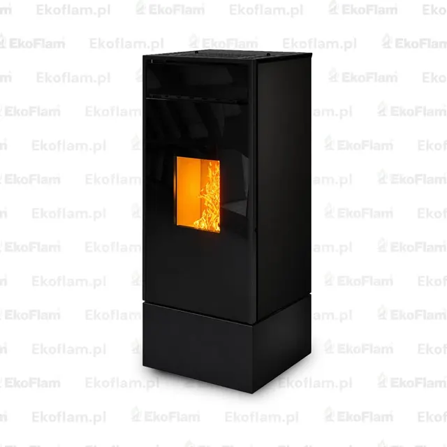 Kominek na pellet Moretti Design Kubic Relax 12 stal czarna