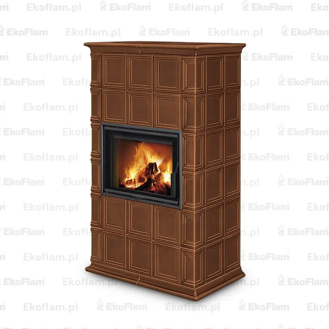 Kominek na drewno Romotop Baracca 11 ceramika  63600 terra