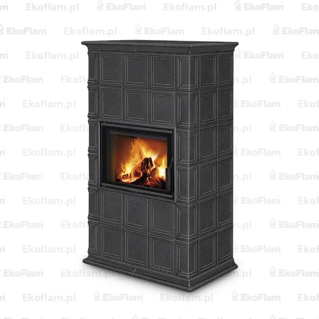 Kominek na drewno Romotop Baracca 11 ceramika  54505 silver
