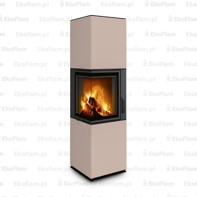 Kominek na drewno Romotop Harmony L HA ceramika  60200 sand