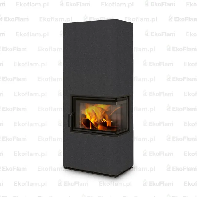 Kominek na drewno Romotop Solid R Top ceramika  40100 nero