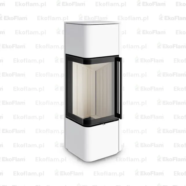 Kominek na drewno Spartherm Cubo S stal biała