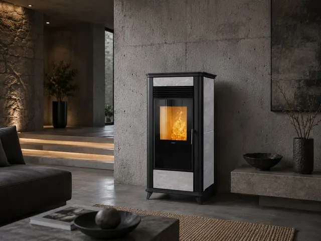 Kominek na pellet Klover Class 90 Air steatyt