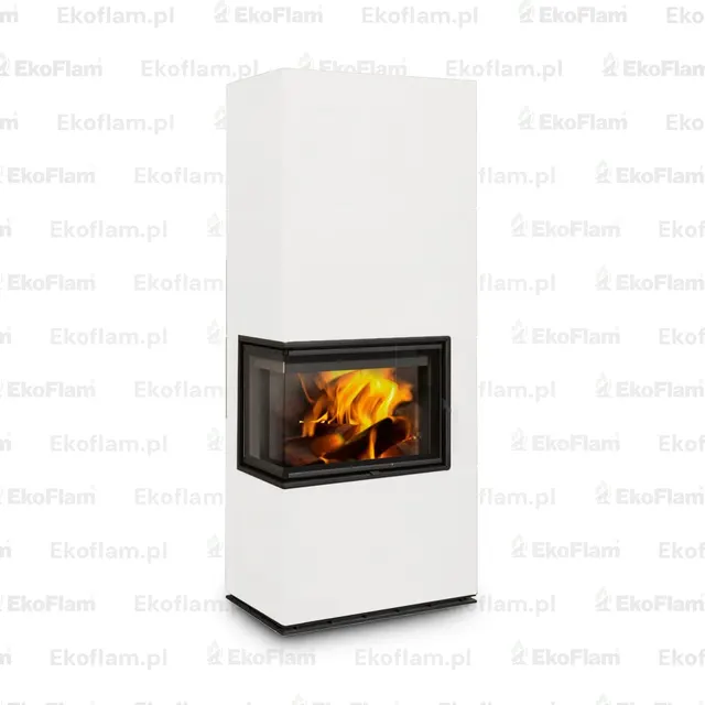 Kominek na drewno Romotop Solid L ceramika  92992 liliowy