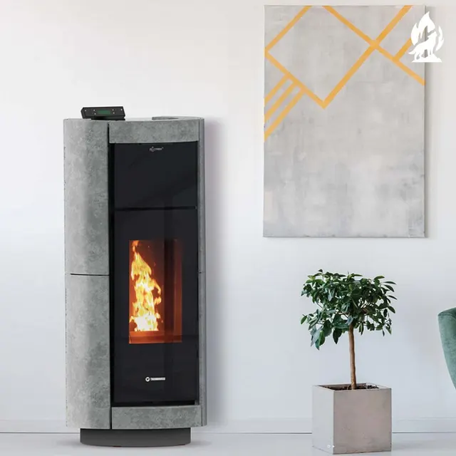 Kominek na pellet Thermorossi Dorica Supreme Idra steatyt