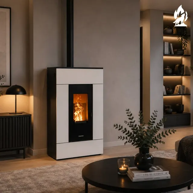 Kominek na pellet Thermorossi SlimQuadro Lumia