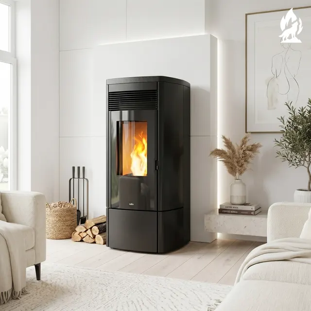 Kominek na pellet Nobis A11/13 Zenith Plus V stal czarna