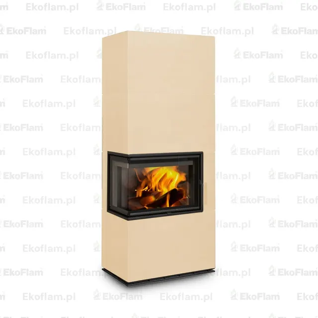 Kominek na drewno Romotop Solid L Top ceramika  33500 cypra