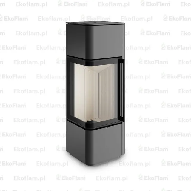 Kominek na drewno Spartherm Cubo S stal titan