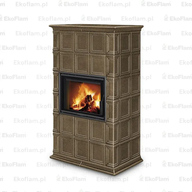 Kominek na drewno Romotop Baracca 11 ceramika  65600 sahara